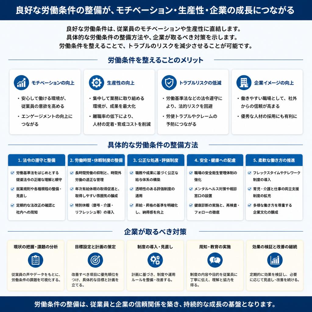 労働条件の整備と重要性