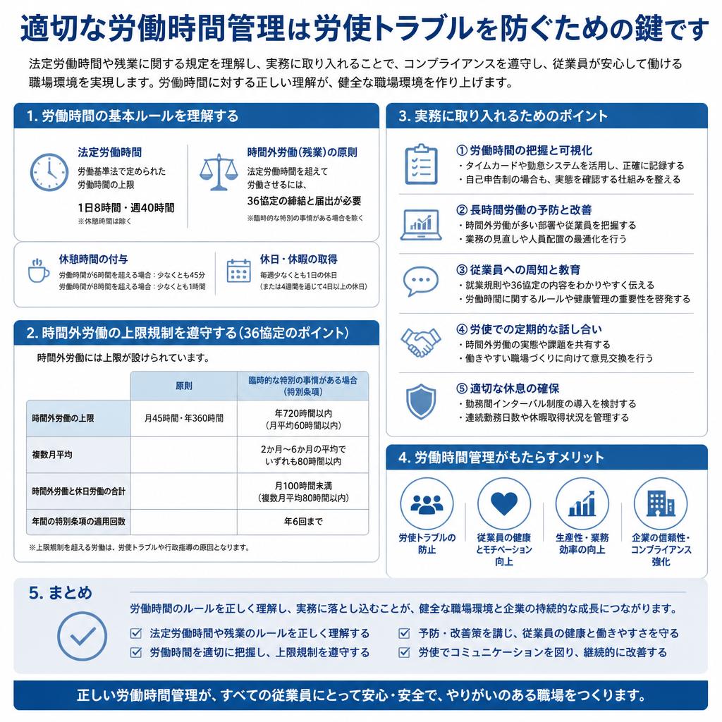 労働時間管理のポイント